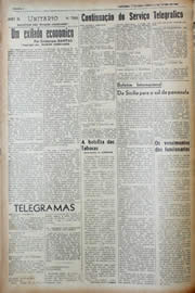 Página do jornal Unitário de julho de 1943
