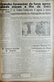 Página do jornal Unitário de julho de 1943