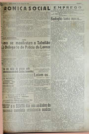 Página do jornal Unitário de julho de 1943
