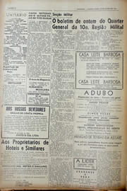 Página do jornal Unitário de julho de 1943