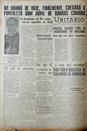 Página do jornal Unitário de julho de 1943