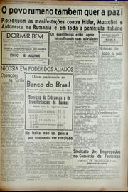 Página do jornal Unitário de julho de 1943