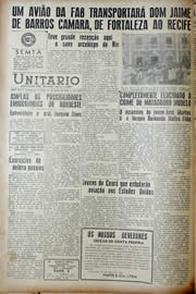 Página do jornal Unitário de julho de 1943