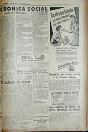Página do jornal Unitário de agosto de 1943