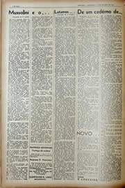 Página do jornal Unitário de agosto de 1943