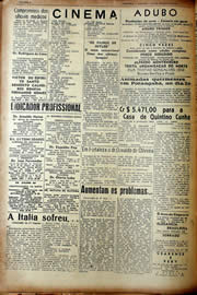 Página do jornal Unitário de agosto de 1943