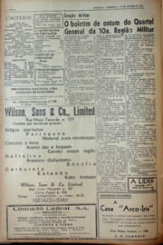 Página do jornal Unitário de agosto de 1943