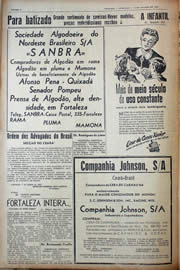 Página do jornal Unitário de agosto de 1943