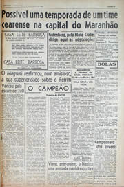Página do jornal Unitário de agosto de 1943