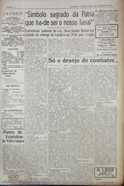 Página do jornal Unitário de setembro de 1943