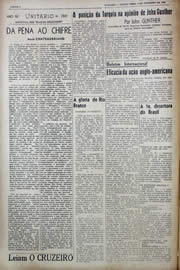 Página do jornal Unitário de setembro de 1943