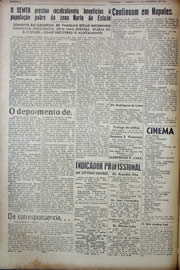 Página do jornal Unitário de setembro de 1943