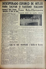 Página do jornal Unitário de setembro de 1943