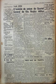 Página do jornal Unitário de setembro de 1943