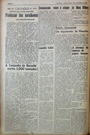 Página do jornal Unitário de setembro de 1943