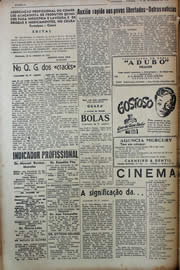 Página do jornal Unitário de setembro de 1943