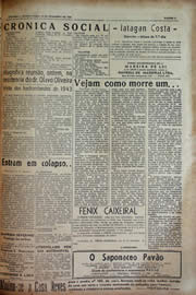 Página do jornal Unitário de setembro de 1943