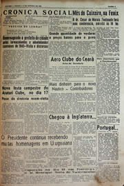 Página do jornal Unitário de outubro de 1943