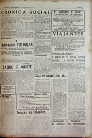 Página do jornal Unitário de outubro de 1943