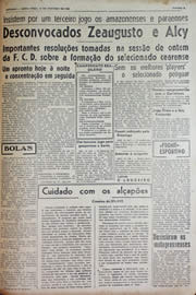 Página do jornal Unitário de outubro de 1943