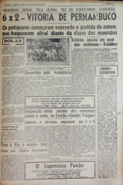Página do jornal Unitário de outubro de 1943