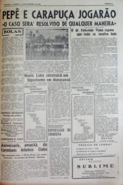 Página do jornal Unitário de outubro de 1943