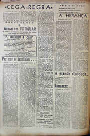 Página do jornal Unitário de outubro de 1943