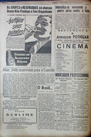 Página do jornal Unitário de outubro de 1943