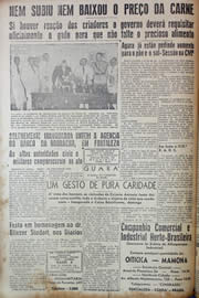 Página do jornal Unitário de outubro de 1943