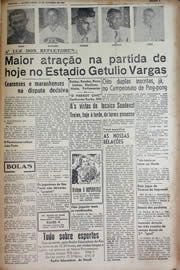 Página do jornal Unitário de outubro de 1943
