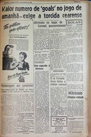 Página do jornal Unitário de novembro de 1943