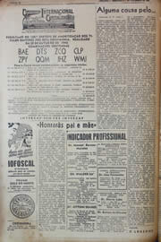 Página do jornal Unitário de novembro de 1943