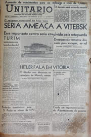 Página do jornal Unitário de novembro de 1943