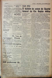 Página do jornal Unitário de novembro de 1943