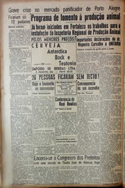 Página do jornal Unitário de novembro de 1943