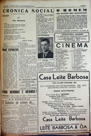 Página do jornal Unitário de novembro de 1943