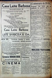 Página do jornal Unitário de dezembro de 1943