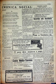 Página do jornal Unitário de dezembro de 1943