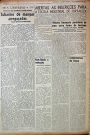 Página do jornal Unitário de dezembro de 1943