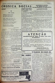 Página do jornal Unitário de dezembro de 1943