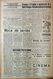 Página do jornal Unitário de dezembro de 1943