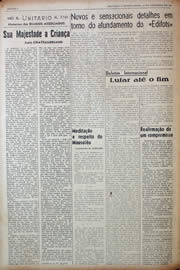 Página do jornal Unitário de dezembro de 1943