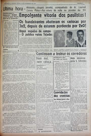 Página do jornal Unitário de dezembro de 1943