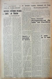 Página do jornal Unitário de dezembro de 1943
