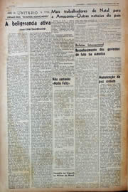 Página do jornal Unitário de dezembro de 1943