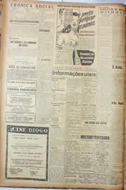 Página do jornal Unitário de janeiro de 1945