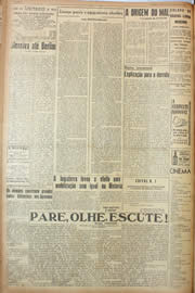 Página do jornal Unitário de janeiro de 1945