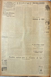 Página do jornal Unitário de janeiro de 1945