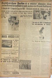 Página do jornal Unitário de fevereiro de 1945