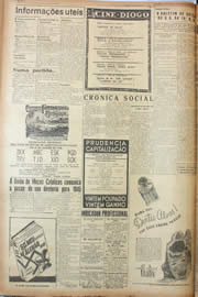 Página do jornal Unitário de fevereiro de 1945